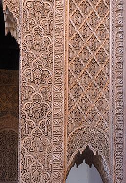Moorish Plasterwork at Saadian Tombs