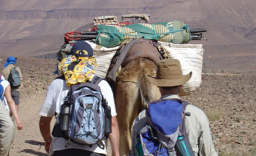 Trekking-in-Sahara-Desert